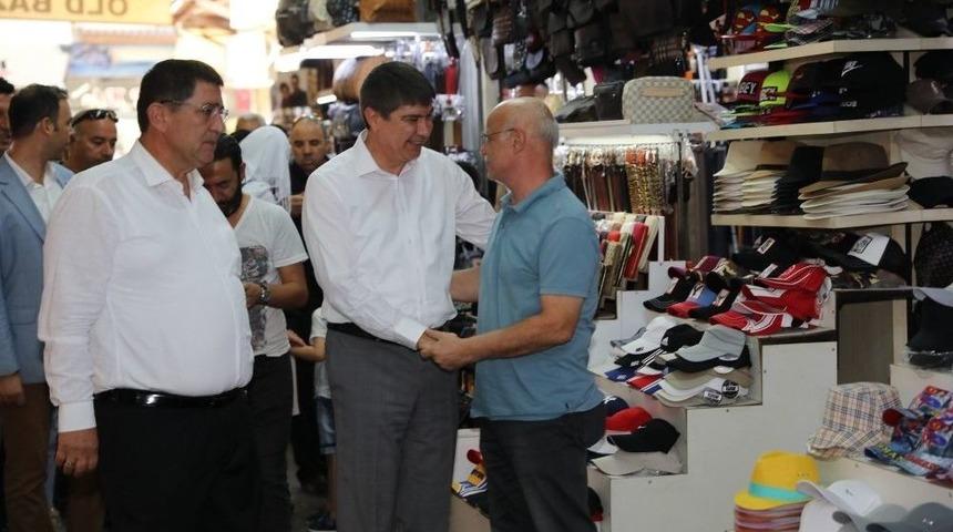 Başkan T&uuml;rel, Ayakkabıcılar &Ccedil;arşısı&rsquo;nda