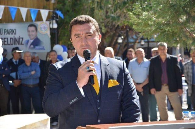 Cemalettin K&ouml;kl&uuml; Parkı D&uuml;zenlenen T&ouml;renle Hizmete A&ccedil;ıldı 2