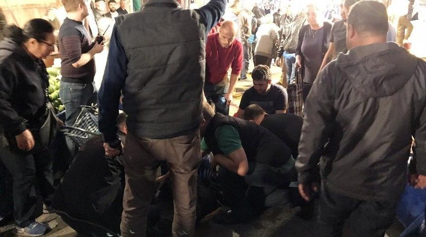 Mandalina Y&uuml;z&uuml;nden 2 Pazarcıya Kurşun Yağdırdı...