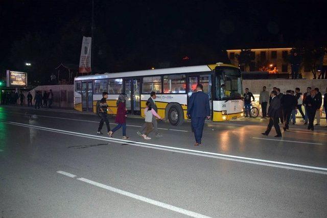 Freni Boşalan Otobüs Paniğe Neden Oldu