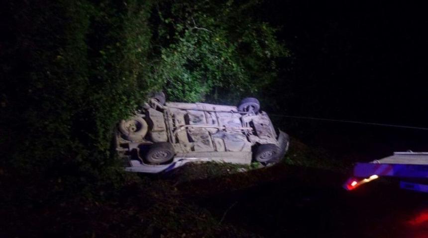 Otomobil Takla Attı: 5 Yaralı