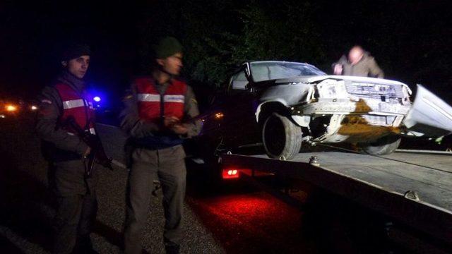 Otomobil Takla Attı: 5 Yaralı 1