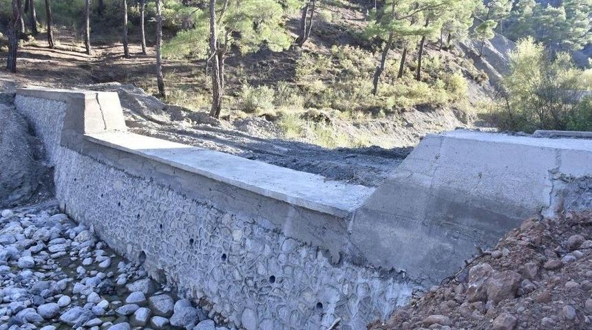 Kemer Barajı Yan Derelerinde &Ccedil;alışmalar Tamamlandı