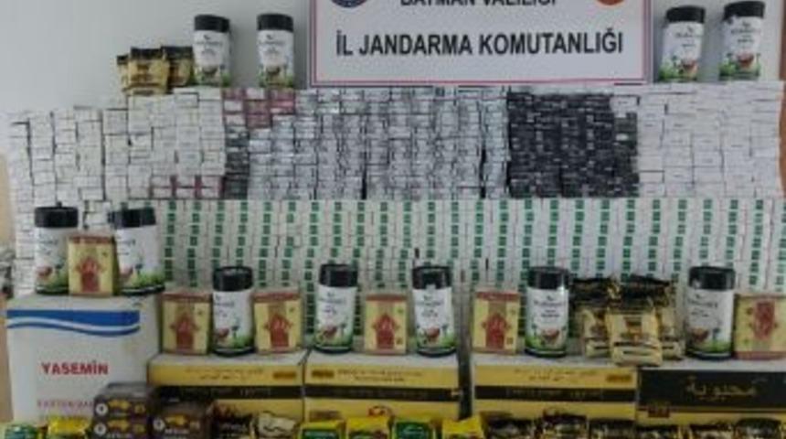 Batman&rsquo;da Ka&ccedil;ak &Ccedil;ay Ve Sigara Operasyonu