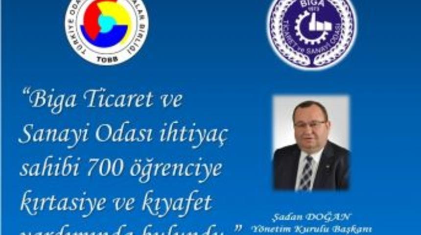 Biga Tso&rsquo;dan Eğitime Katkı