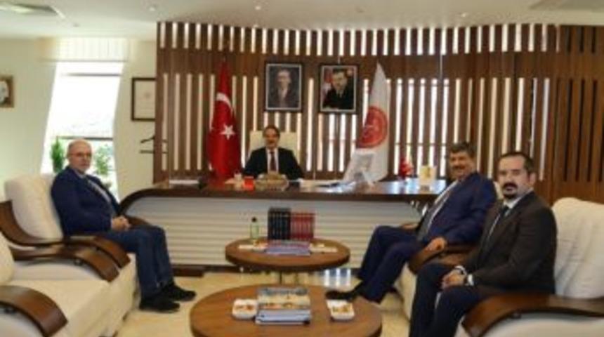 Kto Karatay &Uuml;niversitesi Rekt&ouml;r&uuml; Sade&rsquo;den Rekt&ouml;r Bağlı&rsquo;ya Ziyaret