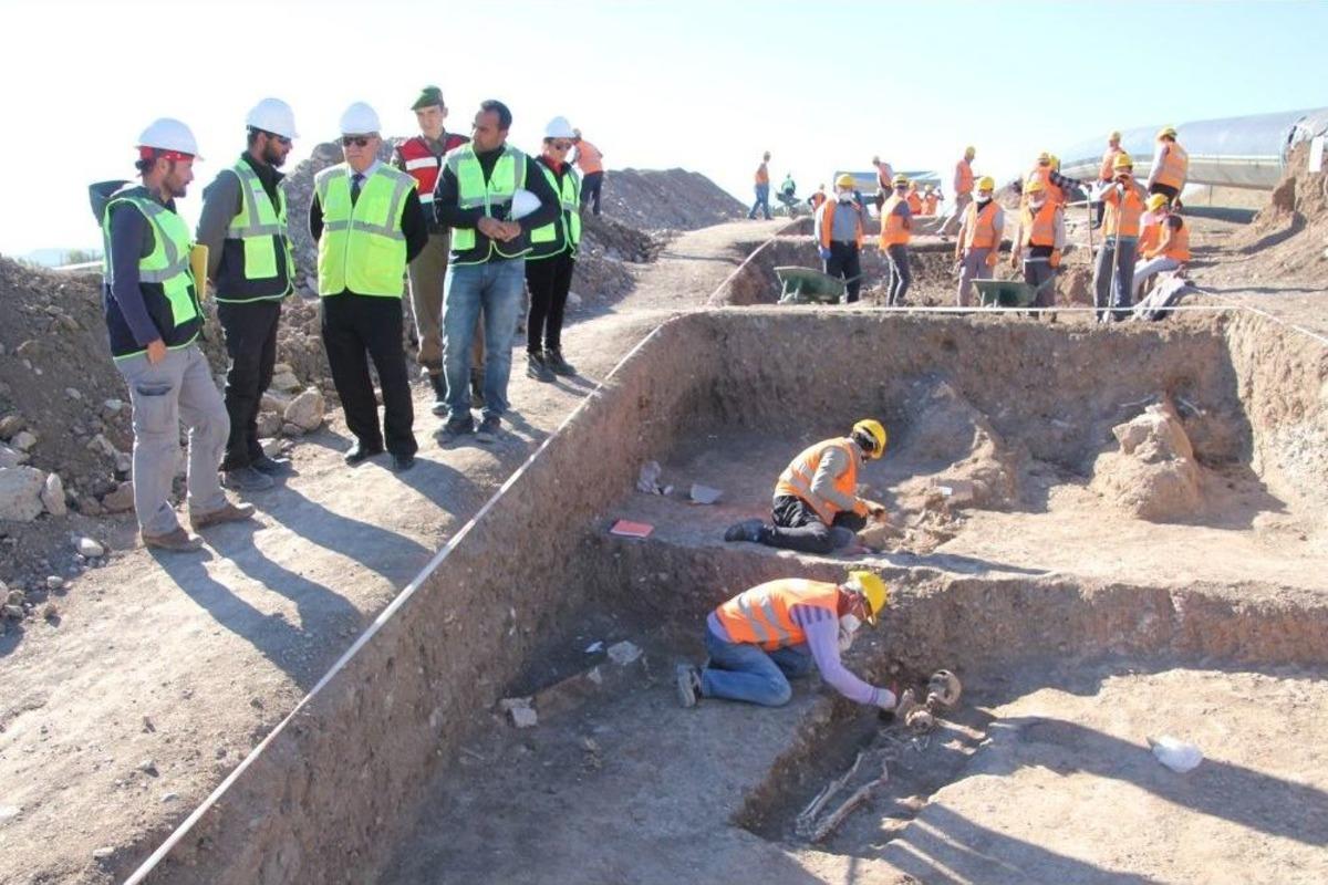 Boru Hattı Kazılarında Roma Mezarları Bulundu
