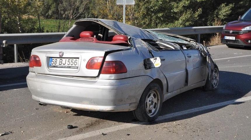 Takla Atan Otomobilin S&uuml;r&uuml;c&uuml;s&uuml; Ağır Yaralandı