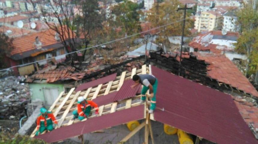 Yanan &Ccedil;atıya &Ccedil;ankaya&rsquo;nın Eli Değdi