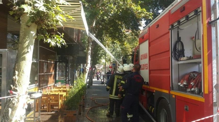 İş Yerindeki Baca Yangını Korkuttu