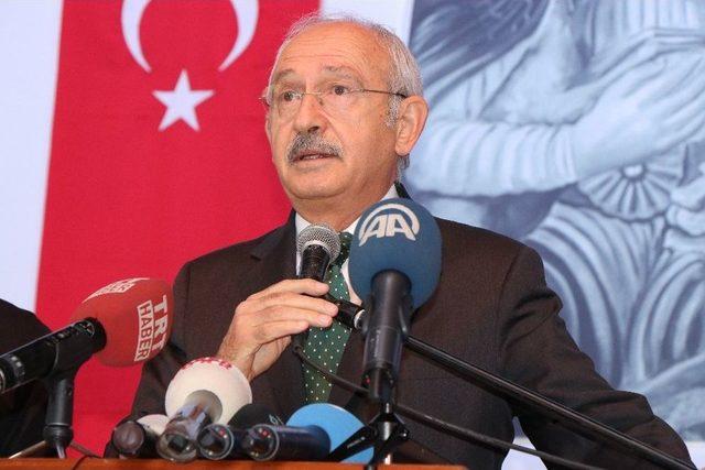 Chp Genel Başkanı Kemal Kılı&ccedil;daroğlu, Bakan Kurtulmuş&rsquo;u Yaptığı Konuşması Nedeniyle Tebrik Etti 1