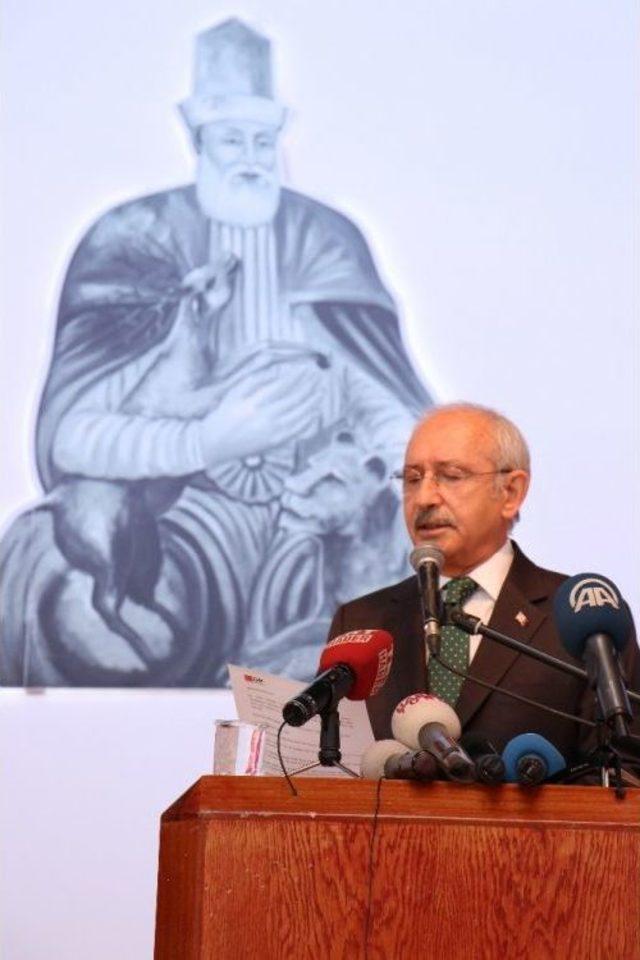 Chp Genel Başkanı Kemal Kılı&ccedil;daroğlu, Bakan Kurtulmuş&rsquo;u Yaptığı Konuşması Nedeniyle Tebrik Etti 2