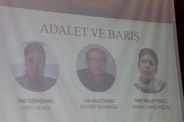 Chp Ve Hdp’li Vekiller Panelde Bir Araya Geldi