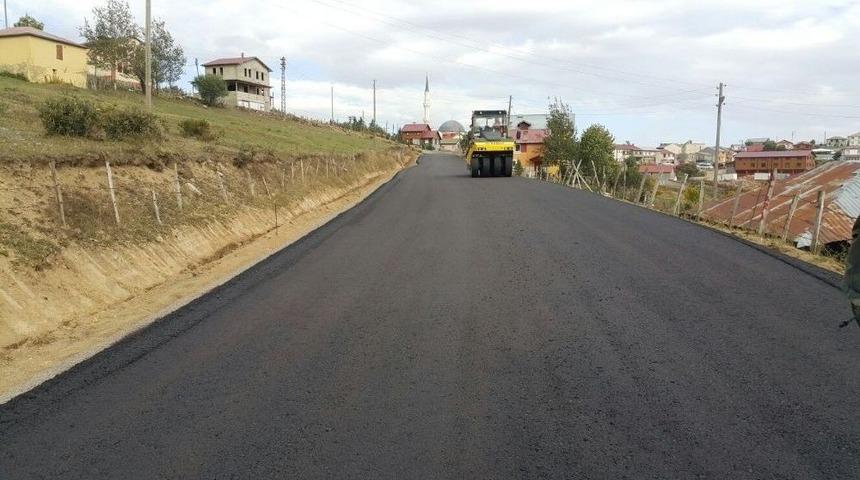 Çambaşı Yaylası’nın Yolları Asfaltlanıyor