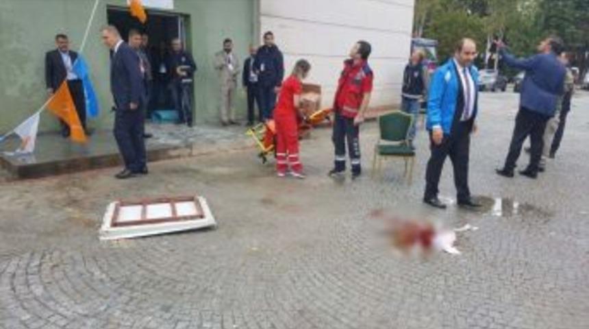 (&ouml;zel Haber) Başbakanın Katılacağı Kongre &Ouml;ncesi Talihsiz Kaza