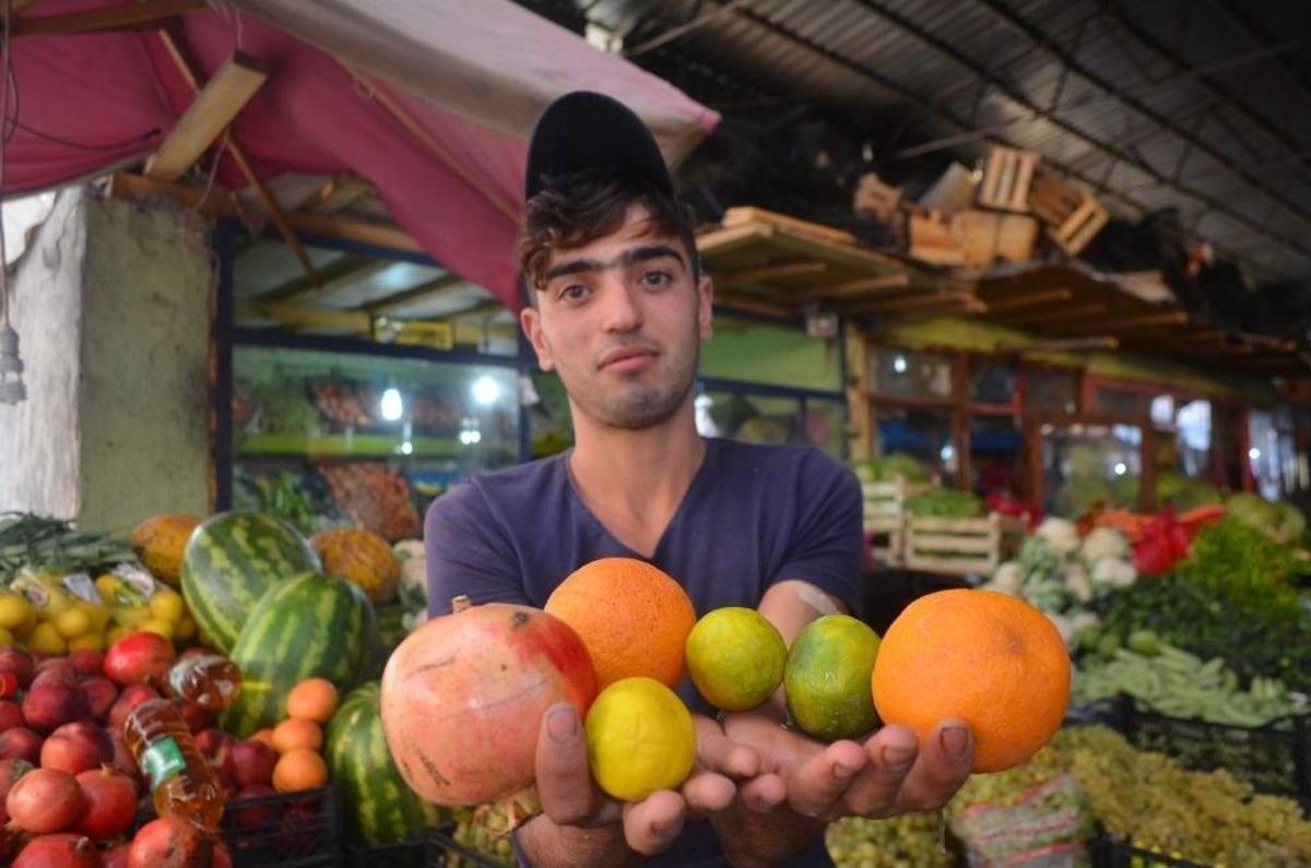Iğdır&rsquo;da Kışlık Sebze Ve Meyve Satışları Başladı