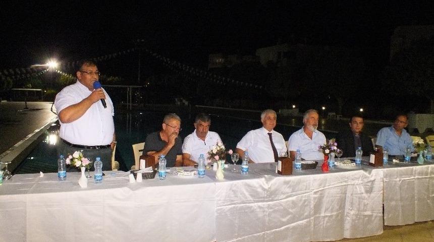 Anamur Kaymakamı Cant&uuml;rk&rsquo;e Veda Yemeği