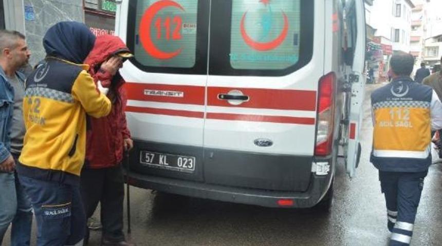 Motosikletin &Ccedil;arptığı Yaya Yaralandı