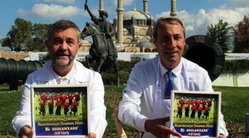 Edirne'den Ampute Milli Takımı'na &Ouml;zel Tatlı Ve Ciğer