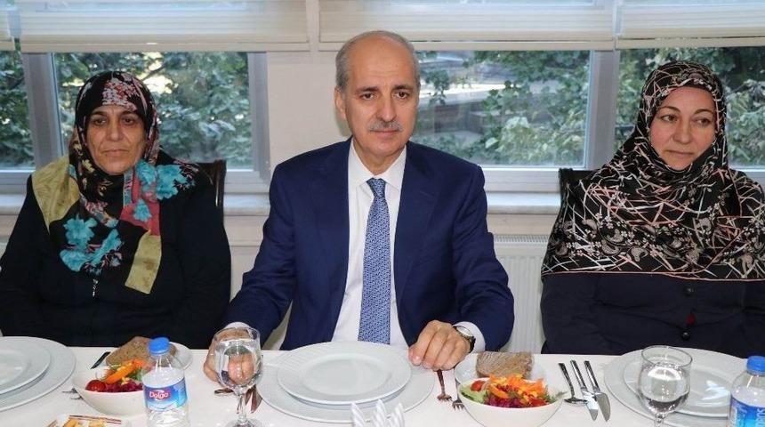 Bakan Kurtulmuş, Nevşehir&rsquo;de Şehit Aileleri Ve Gaziler İle Yemekte Buluştu
