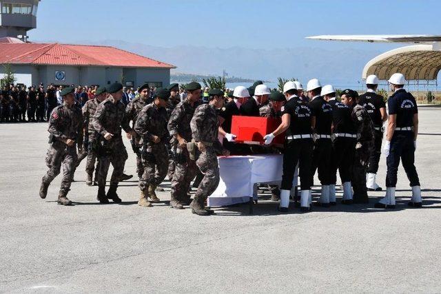 Şehit Polis Memuru Memleketine Uğurlandı