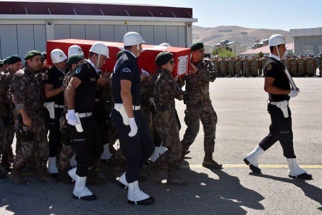 Şehit Polis Memuru Memleketine Uğurlandı