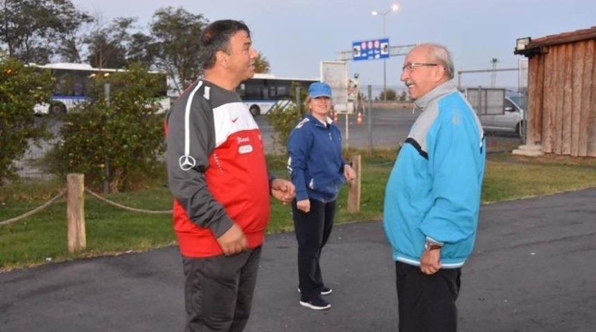 Başkan Albayrak, Sabah Sporunu &Ccedil;orlu&rsquo;da Yaptı