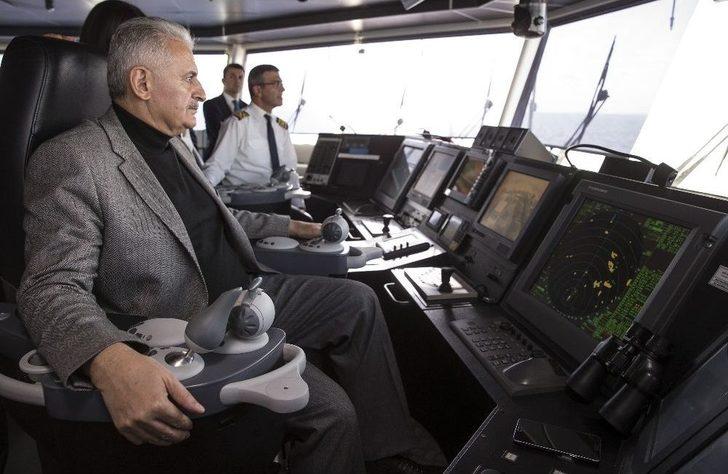 Başbakan Yıldırım, Feribotta Kaptan Köşküne Çıktı G5