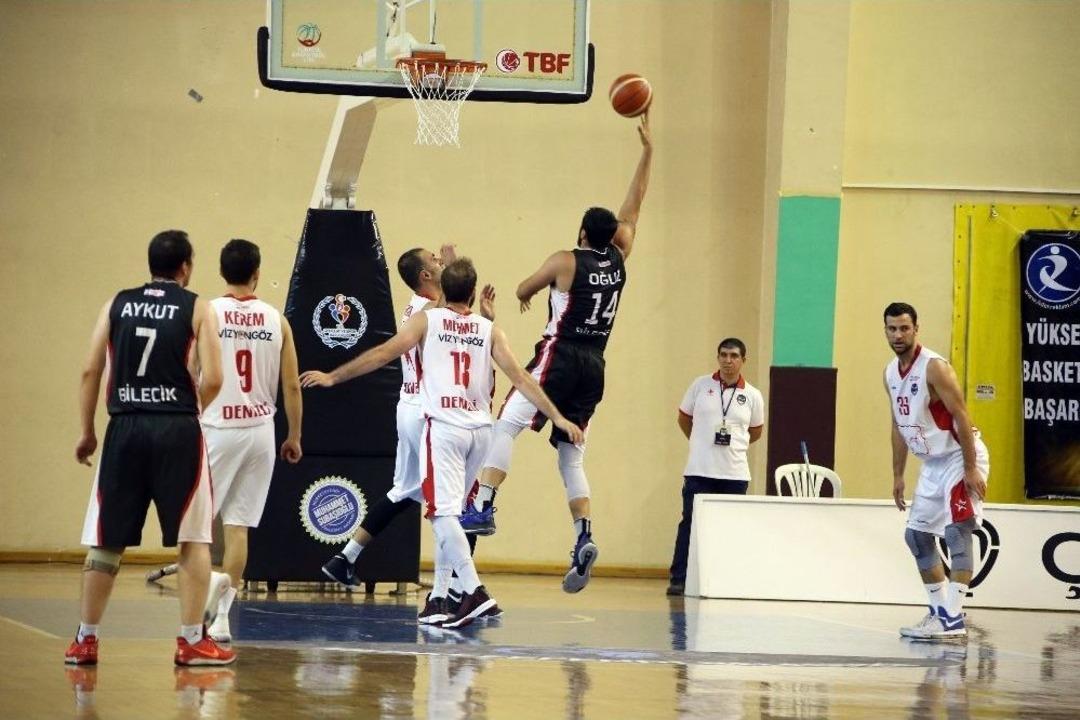 Tbl2 : Merkezefendi Belediyesi Y&uuml;ksek&ccedil;ıta Koleji: 85 - Bilecik Belediyespor Kul&uuml;b&uuml;: 61