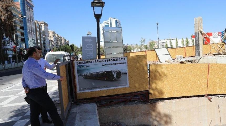 &Ccedil;ift&ccedil;i Tramb&uuml;s Projesi &Ccedil;alışmalarını İnceledi