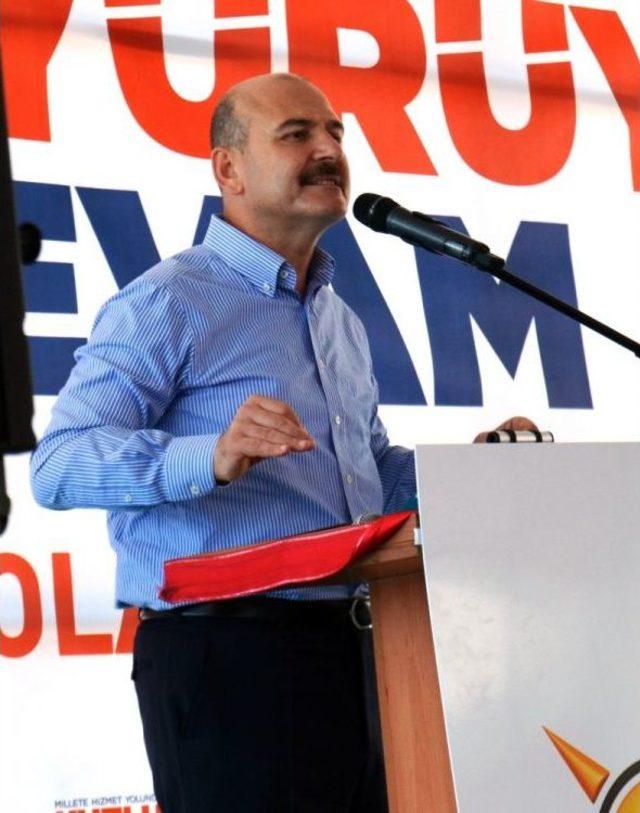 Bakan Soylu Memleketi Trabzon&rsquo;da Partisinin İl&ccedil;e Kongresine Ve Cenazeye Katıldı 3