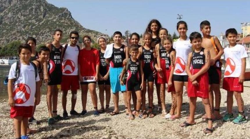 'sakin Şehir' Eğirdir'de Triatlon Heyecanı