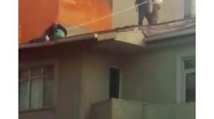 (&ouml;zel Haber)istanbul&rsquo;da D&uuml;ş&uuml;nd&uuml;ren &ldquo;iş G&uuml;venliği&rdquo; Kamerada