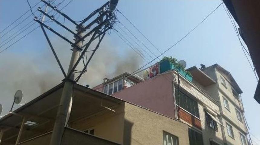 Bursa'da Korkutan Yangın