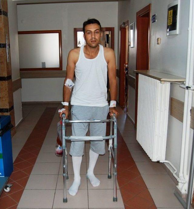 Trafik Kazasında Kalçası Kırılan Hasta Takılan Protezle Yürümeye Başladı