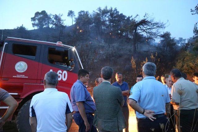 Başkan Şirin’den Ormanlık Alanda Çıkan Yangına Yakın Takip 1