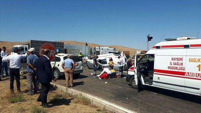 Kayseri-niğde Karayolunda Trafik Kazası: 1 Ölü, 7 Yaralı