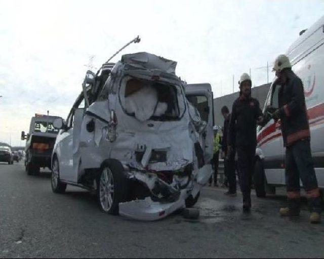 Tem&rsquo;De Trafik Kazası 3 Yaralı 2