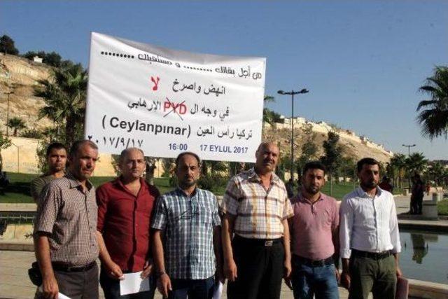 Suriyeliler, Ceylanpınar’Da Pyd’Yi Protesto Edecek