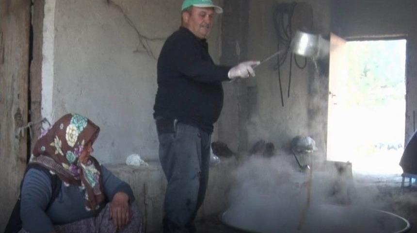 İncesu&rsquo;da Pekmez Yapımı Başladı