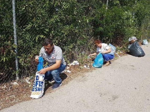 Sınırdaki Çöpleri Türk- Yunan Çevreciler Topladı