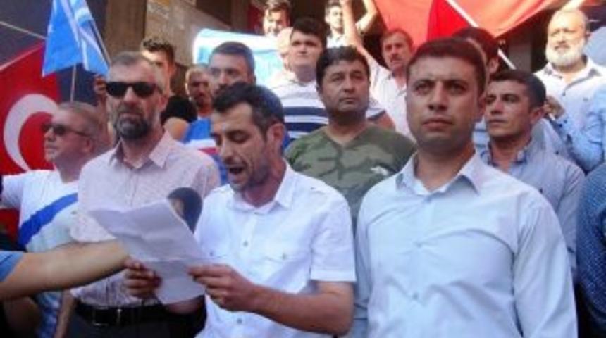 Kahramanmaraş’ta Barzani Ve İsrail’e Tepki