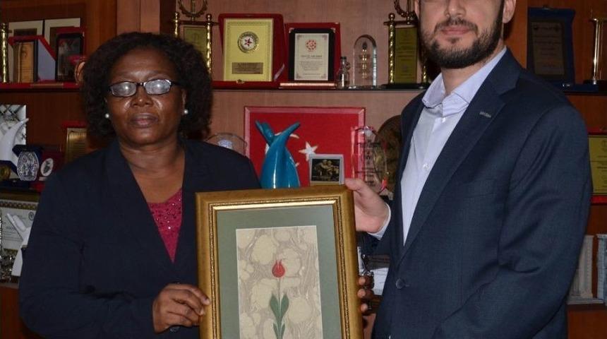 M&uuml;siad Konya Şubesi Tanzanya B&uuml;y&uuml;kel&ccedil;isini Ağırladı