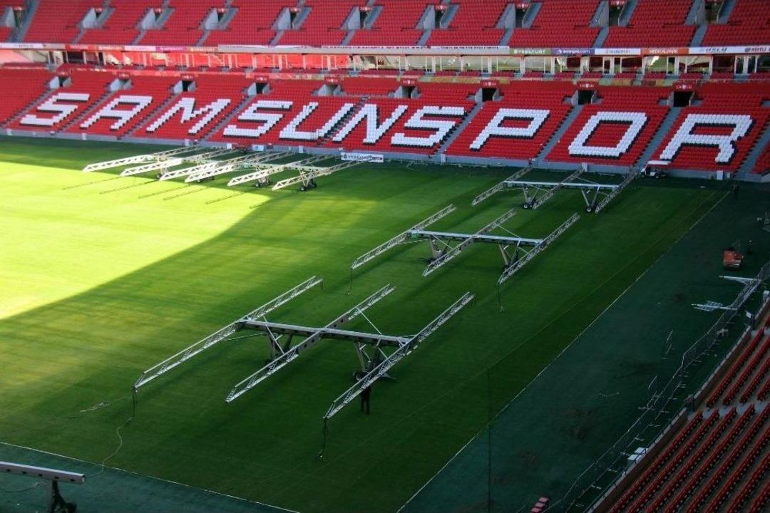 Samsunspor Stadı&rsquo;nın &Ccedil;imleri Yenileniyor