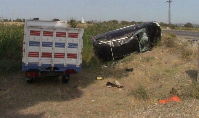 Bayramiç’te Trafik Kazası, 3 Yaralı