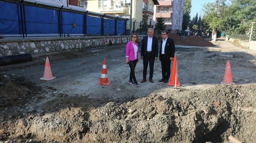 Başkan Dişli, Altyapı Çalışmalarını Yerinde İnceledi