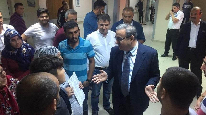 Vali Su, Hastane Ve Muhtarlığı Ziyaret Etti