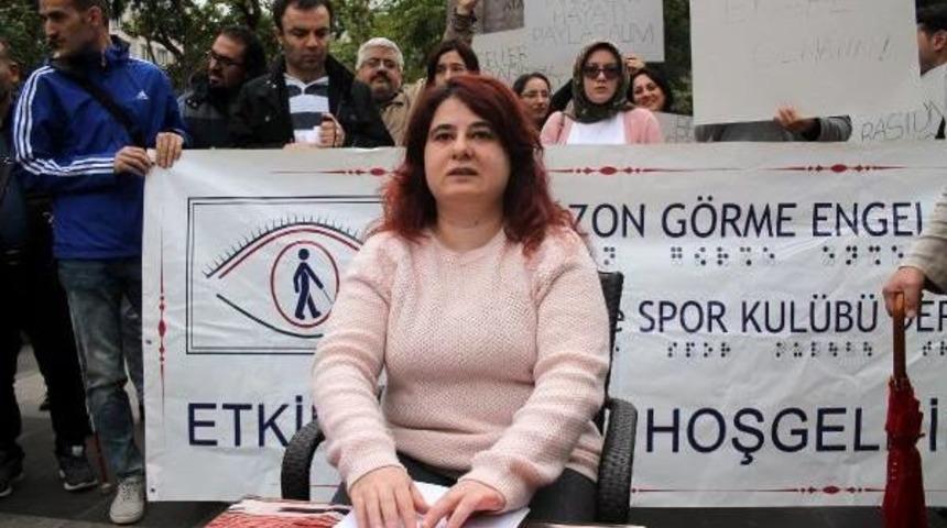 Trabzon&rsquo;Da G&ouml;rme Engellilerden Farkındalık Y&uuml;r&uuml;y&uuml;ş&uuml;