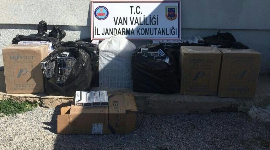 Muradiye&rsquo;de Ka&ccedil;ak Sigara Operasyonu