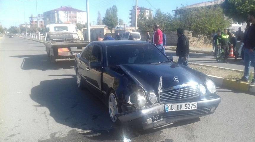 Iğdır&rsquo;da Maddi Hasarlı Trafik Kazası